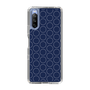 スリムプロテクションケース［ Dot Circle - Navy ］