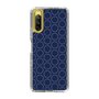 スリムプロテクションケース［ Dot Circle - Navy ］