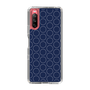 スリムプロテクションケース［ Dot Circle - Navy ］