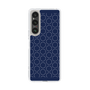 スリムプロテクションケース［ Dot Circle - Navy ］