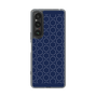 スリムプロテクションケース［ Dot Circle - Navy ］