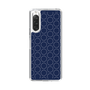 スリムプロテクションケース［ Dot Circle - Navy ］