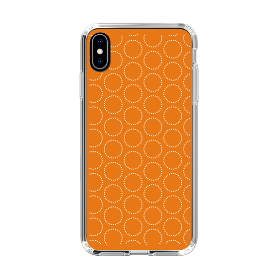 スリムプロテクションケース［ Dot Circle - Orange ］