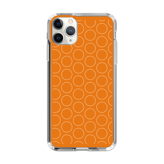 スリムプロテクションケース［ Dot Circle - Orange ］
