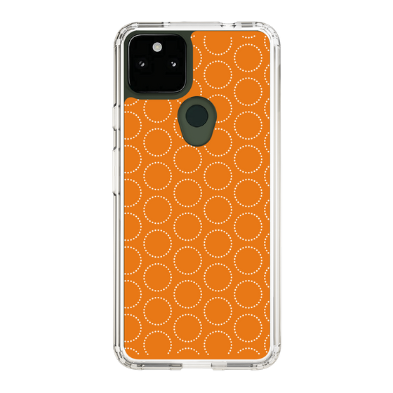 スリムプロテクションケース［ Dot Circle - Orange ］