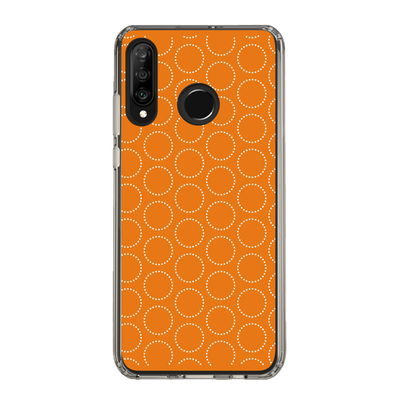 スリムプロテクションケース［ Dot Circle - Orange ］