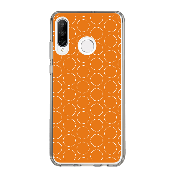 スリムプロテクションケース［ Dot Circle - Orange ］