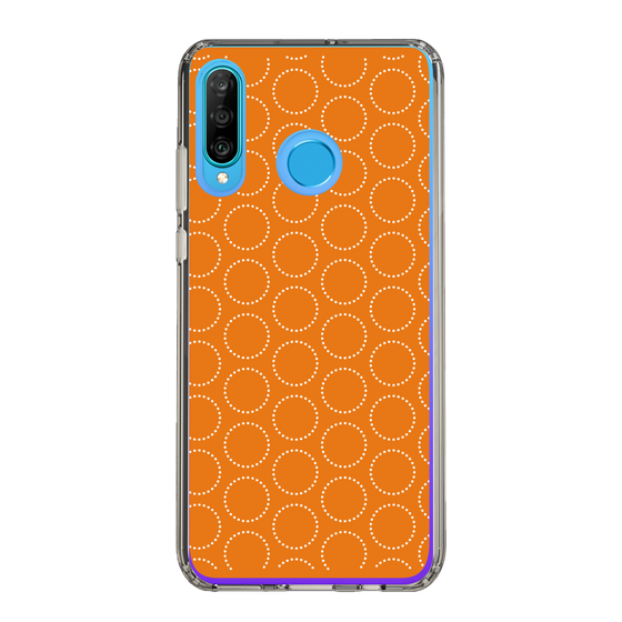 スリムプロテクションケース［ Dot Circle - Orange ］