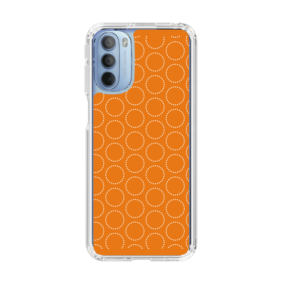 スリムプロテクションケース［ Dot Circle - Orange ］