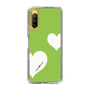 スリムプロテクションケース［ Two Hearts - Green ］