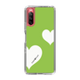 スリムプロテクションケース［ Two Hearts - Green ］