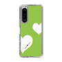スリムプロテクションケース［ Two Hearts - Green ］