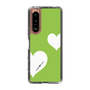 スリムプロテクションケース［ Two Hearts - Green ］
