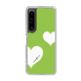スリムプロテクションケース［ Two Hearts - Green ］