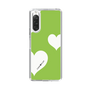 スリムプロテクションケース［ Two Hearts - Green ］