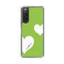 スリムプロテクションケース［ Two Hearts - Green ］