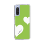 スリムプロテクションケース［ Two Hearts - Green ］