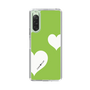 スリムプロテクションケース［ Two Hearts - Green ］