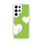 スリムプロテクションケース［ Two Hearts - Green ］