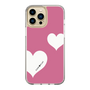 スリムプロテクションケース［ Two Hearts - Pink ］