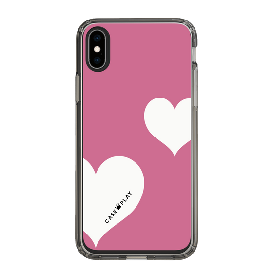 スリムプロテクションケース［ Two Hearts - Pink ］