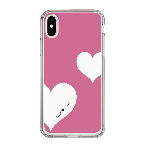 スリムプロテクションケース［ Two Hearts - Pink ］