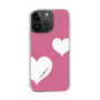 スリムプロテクションケース［ Two Hearts - Pink ］