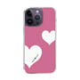 スリムプロテクションケース［ Two Hearts - Pink ］