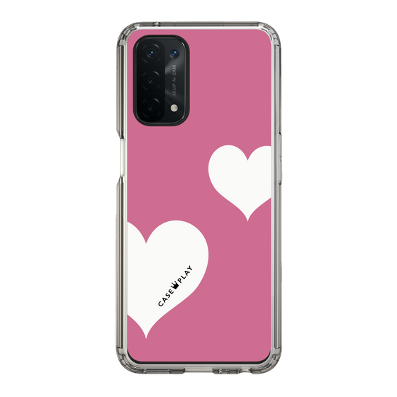 スリムプロテクションケース［ Two Hearts - Pink ］