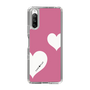 スリムプロテクションケース［ Two Hearts - Pink ］