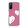 スリムプロテクションケース［ Two Hearts - Pink ］