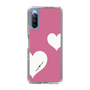 スリムプロテクションケース［ Two Hearts - Pink ］