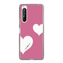 スリムプロテクションケース［ Two Hearts - Pink ］