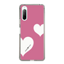 スリムプロテクションケース［ Two Hearts - Pink ］