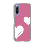 スリムプロテクションケース［ Two Hearts - Pink ］
