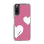 スリムプロテクションケース［ Two Hearts - Pink ］