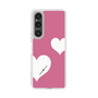 スリムプロテクションケース［ Two Hearts - Pink ］
