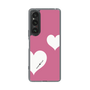 スリムプロテクションケース［ Two Hearts - Pink ］