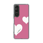 スリムプロテクションケース［ Two Hearts - Pink ］