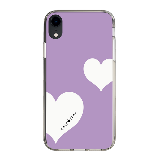 スリムプロテクションケース［ Two Hearts - Purple ］