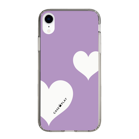 スリムプロテクションケース［ Two Hearts - Purple ］