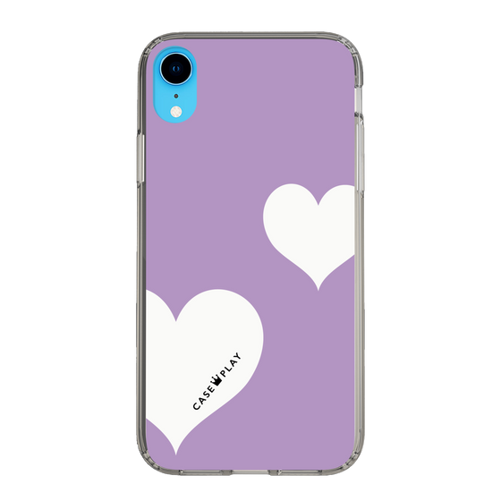 スリムプロテクションケース［ Two Hearts - Purple ］