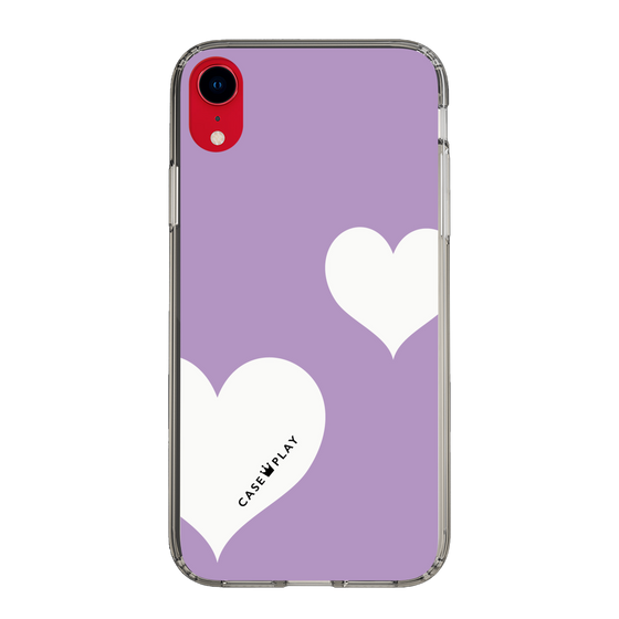 スリムプロテクションケース［ Two Hearts - Purple ］