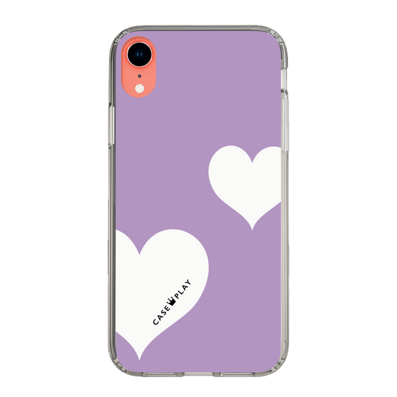 スリムプロテクションケース［ Two Hearts - Purple ］