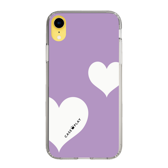 スリムプロテクションケース［ Two Hearts - Purple ］