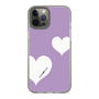スリムプロテクションケース［ Two Hearts - Purple ］