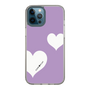スリムプロテクションケース［ Two Hearts - Purple ］