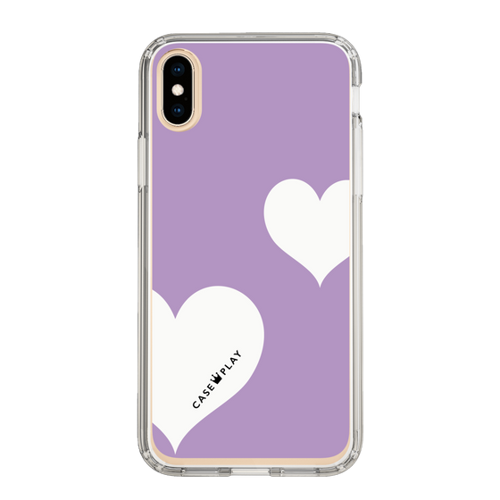 スリムプロテクションケース［ Two Hearts - Purple ］