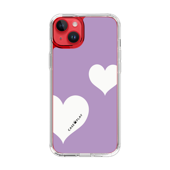 スリムプロテクションケース［ Two Hearts - Purple ］