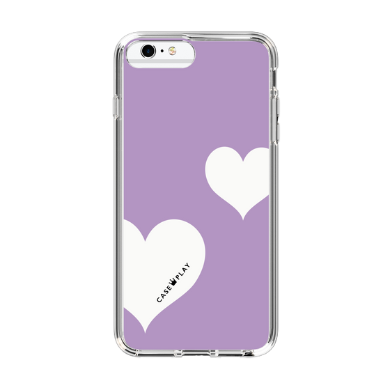 スリムプロテクションケース［ Two Hearts - Purple ］